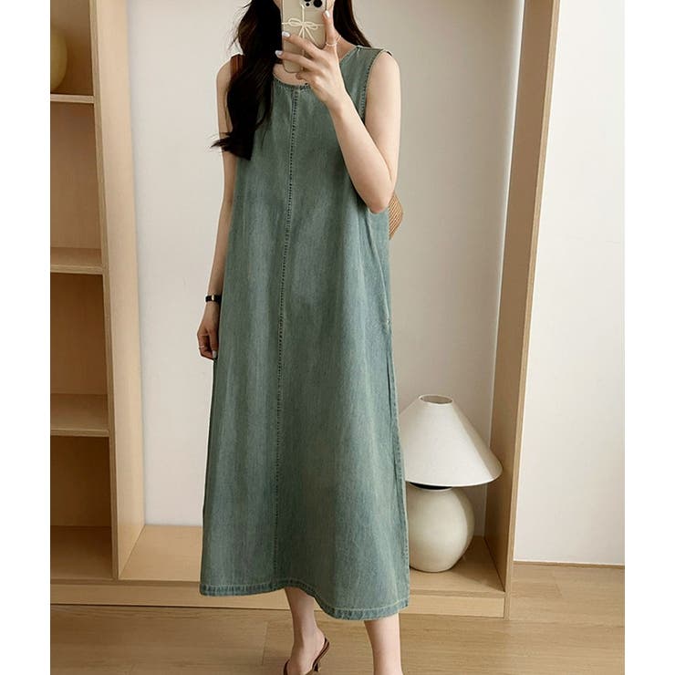 ベルト付デニムワンピース | Ulysses | 詳細画像7 