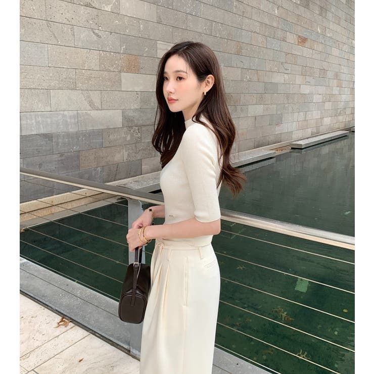 ハーフネック半袖ニット | Ulysses | 詳細画像2 