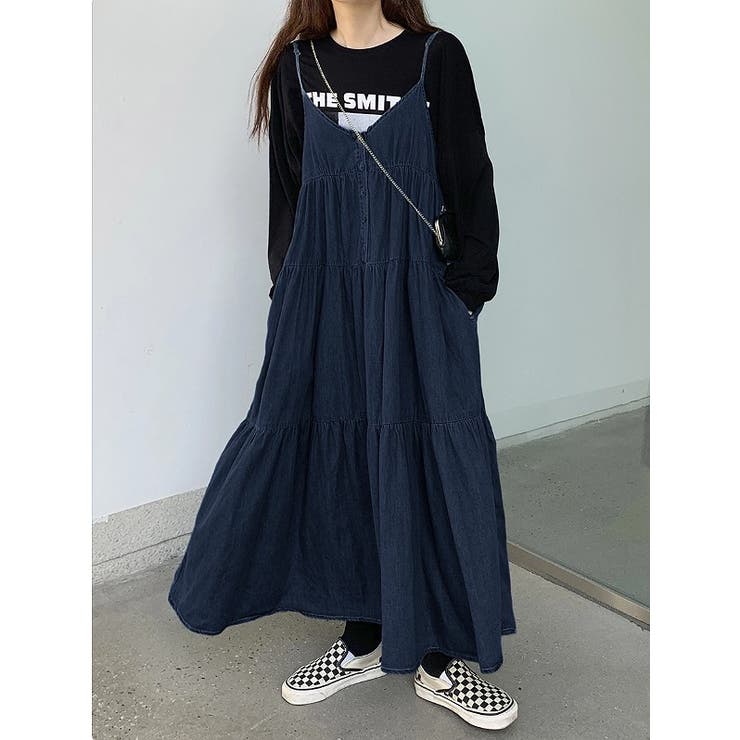 ダークブルー | ポケットリラックスデニムワンピース | Ulysses