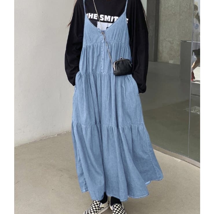 ライトブルー | ポケットリラックスデニムワンピース | Ulysses