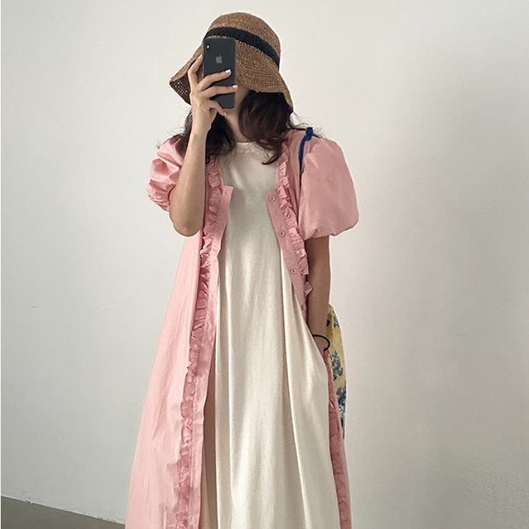 フリルVネックパフスリーブワンピース | Ulysses | 詳細画像8 