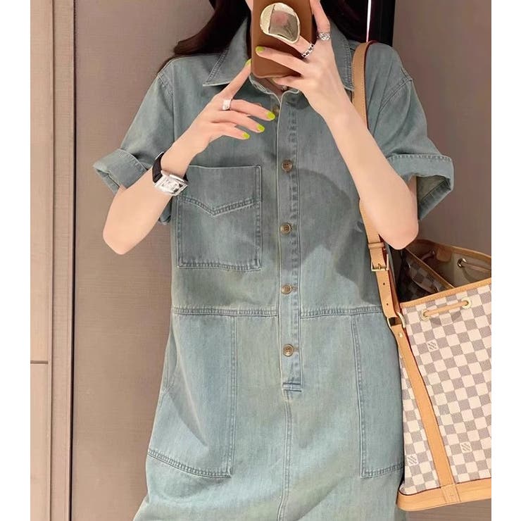 ポケットシングルブレストデニムワンピース | Ulysses | 詳細画像3 