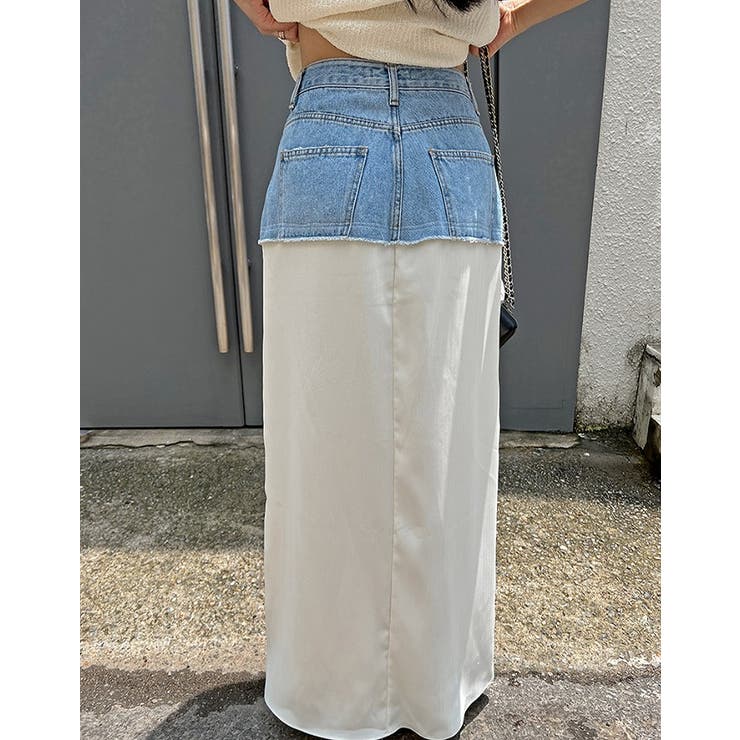 ポケットデニムパッチワークスカート | Ulysses | 詳細画像7 