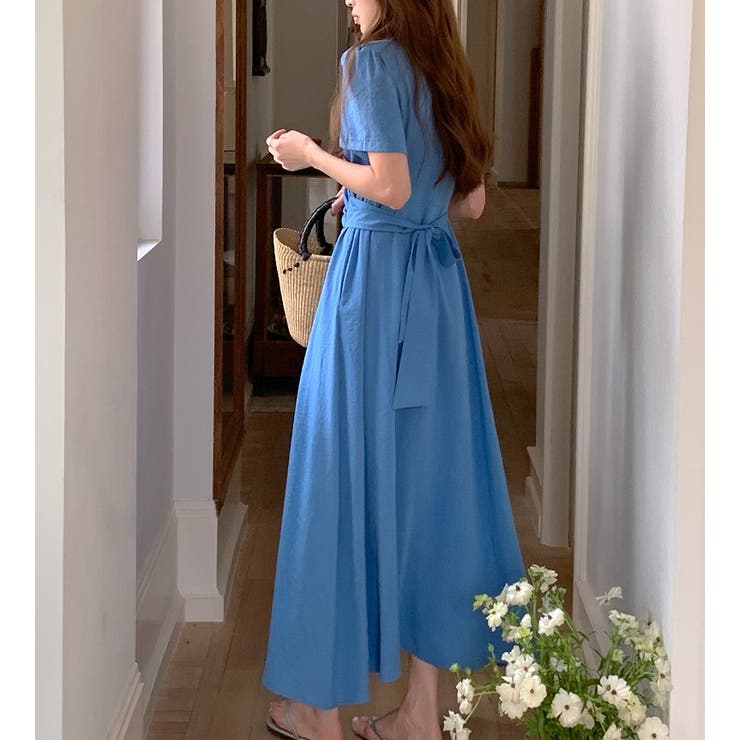 ポケットリボン半袖ワンピース | Ulysses | 詳細画像3 