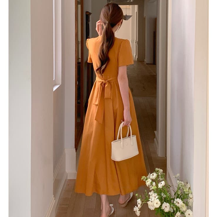 ポケットリボン半袖ワンピース | Ulysses | 詳細画像7 