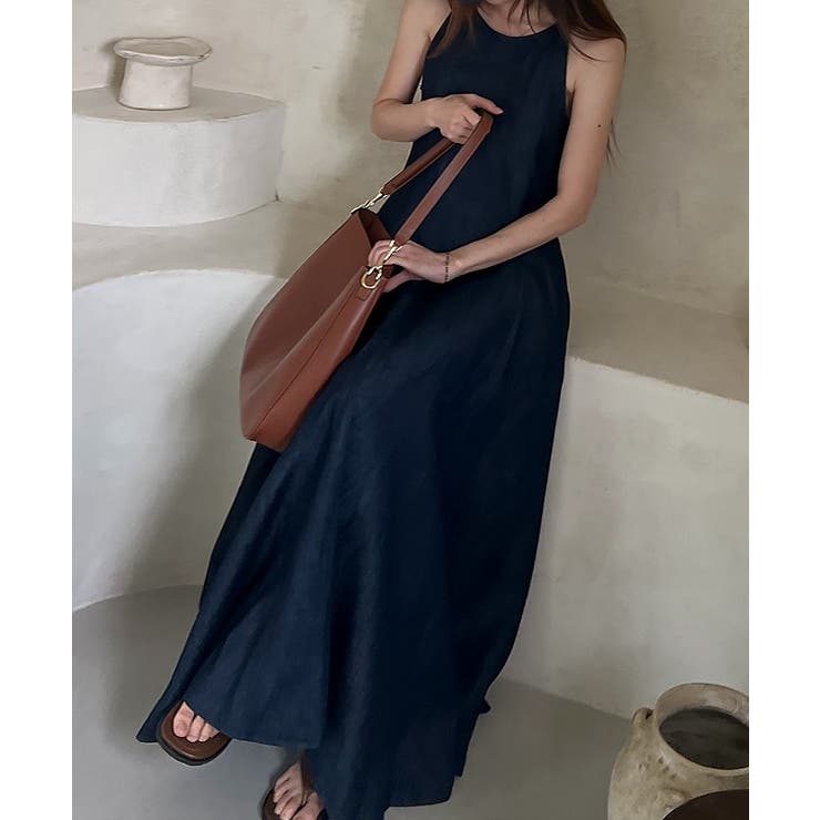 シンプルバックジップスキャミデニムワンピース | Ulysses | 詳細画像6 