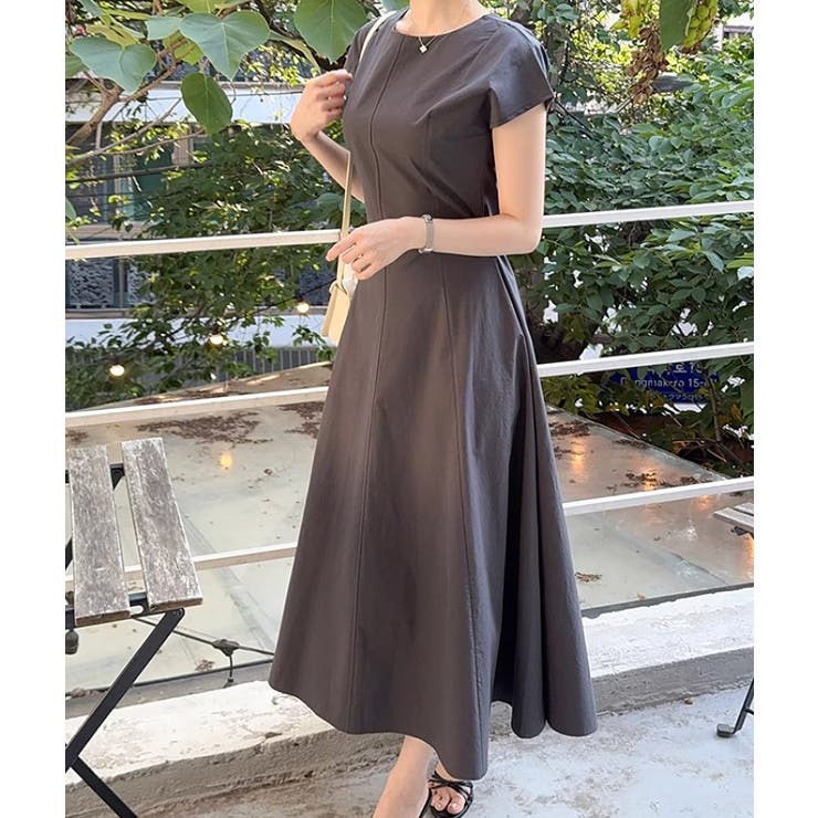 バックリボンジップスポケットクルーネックワンピース | Ulysses | 詳細画像7 