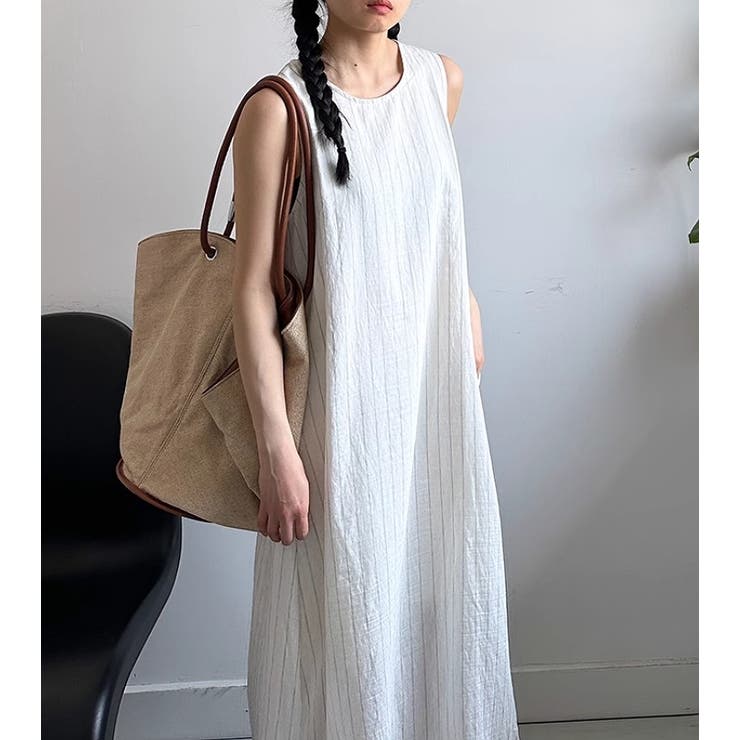 バックパンチングレース袖なしワンピース | Ulysses | 詳細画像7 