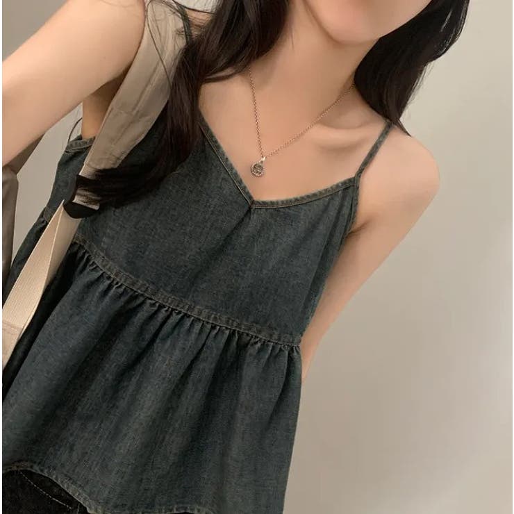 シンプルキャミデニムトップス | Ulysses | 詳細画像4 