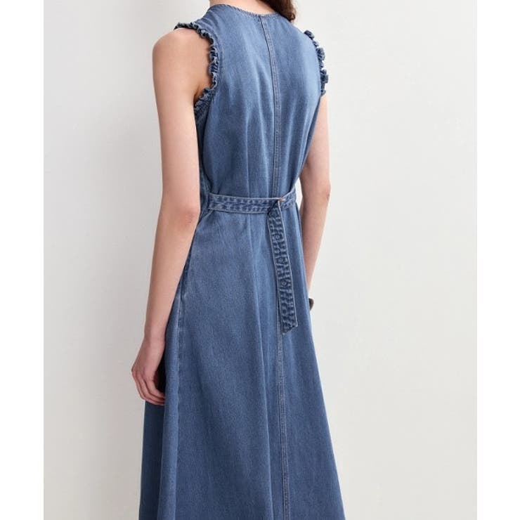 シングルブレストバックリボンデニムワンピース | Ulysses | 詳細画像2 