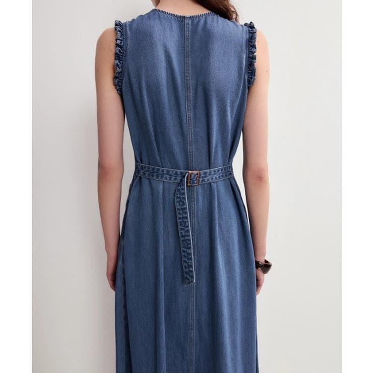 シングルブレストバックリボンデニムワンピース | Ulysses | 詳細画像3 