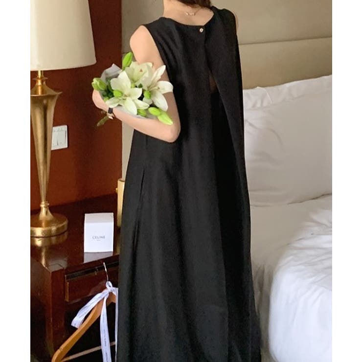 バック中空袖なしワンピース | Ulysses | 詳細画像2 