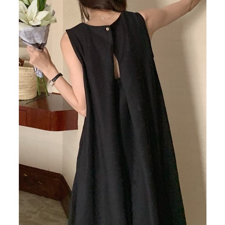 バック中空袖なしワンピース | Ulysses | 詳細画像3 