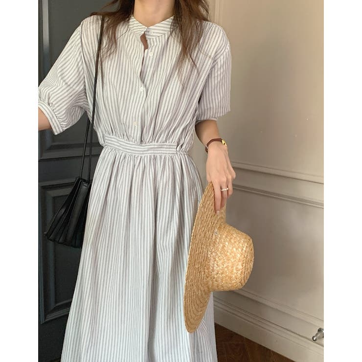 シングルブレストスタンドカラーワンピース | Ulysses | 詳細画像6 