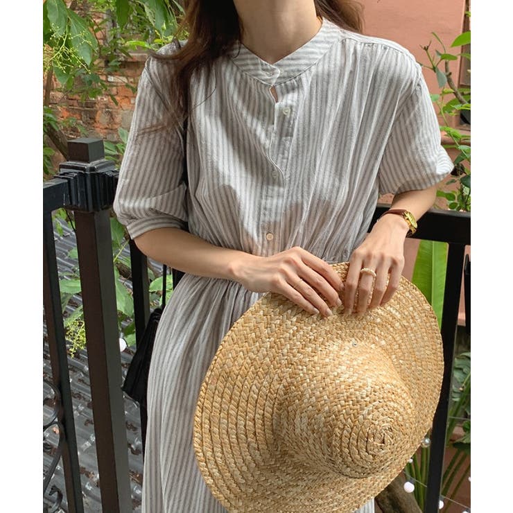 シングルブレストスタンドカラーワンピース | Ulysses | 詳細画像9 