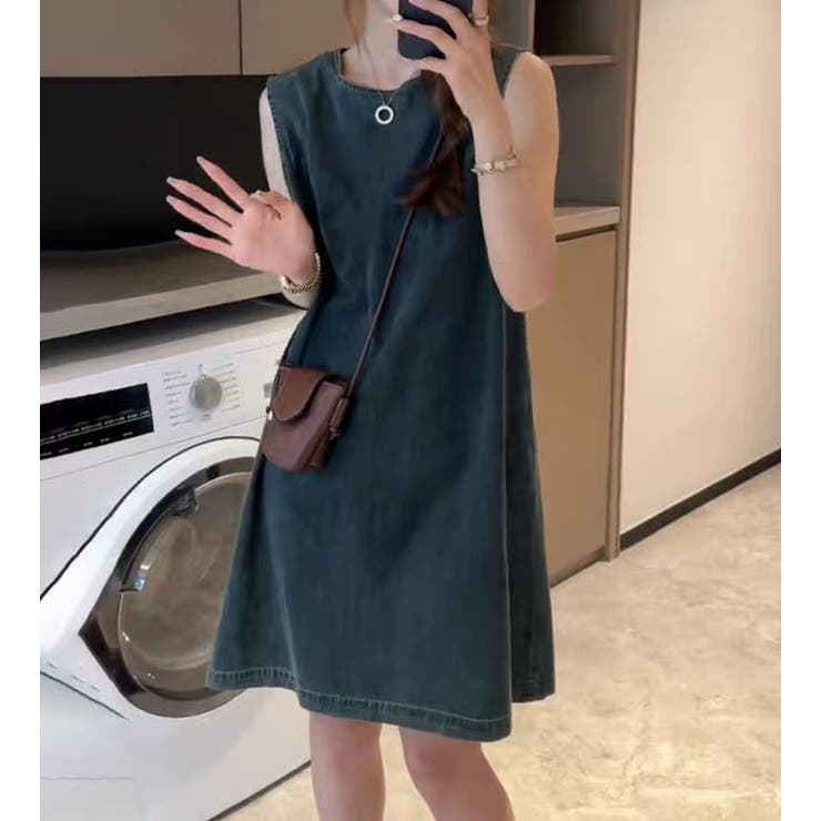 バック中空デニムワンピース | Ulysses | 詳細画像8 