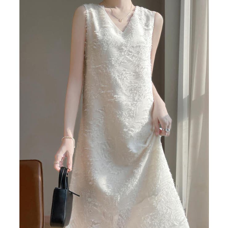 Vネック袖なしワンピース | Ulysses | 詳細画像2 