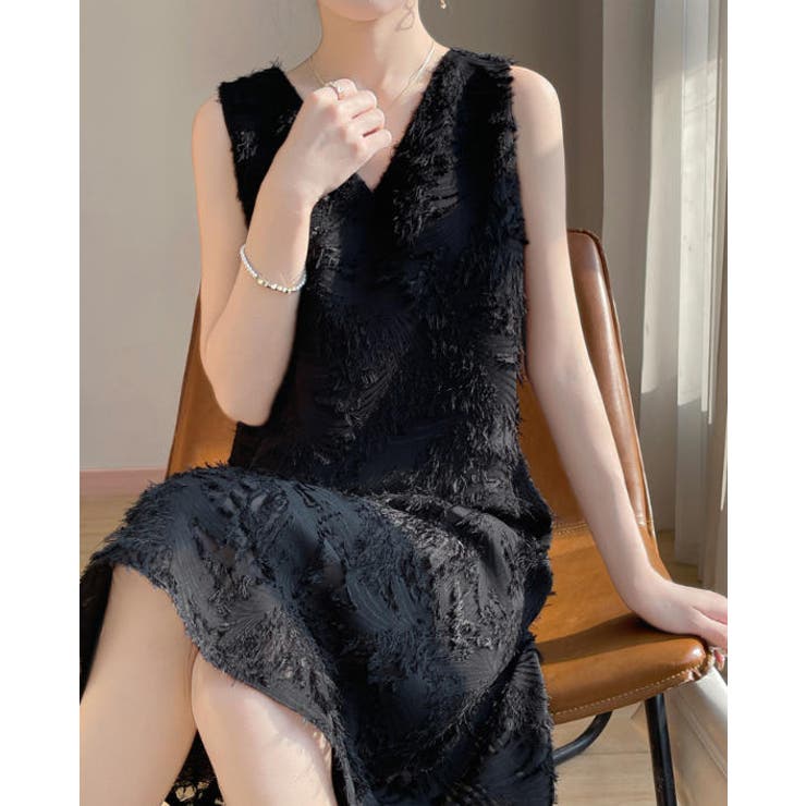 Vネック袖なしワンピース | Ulysses | 詳細画像6 