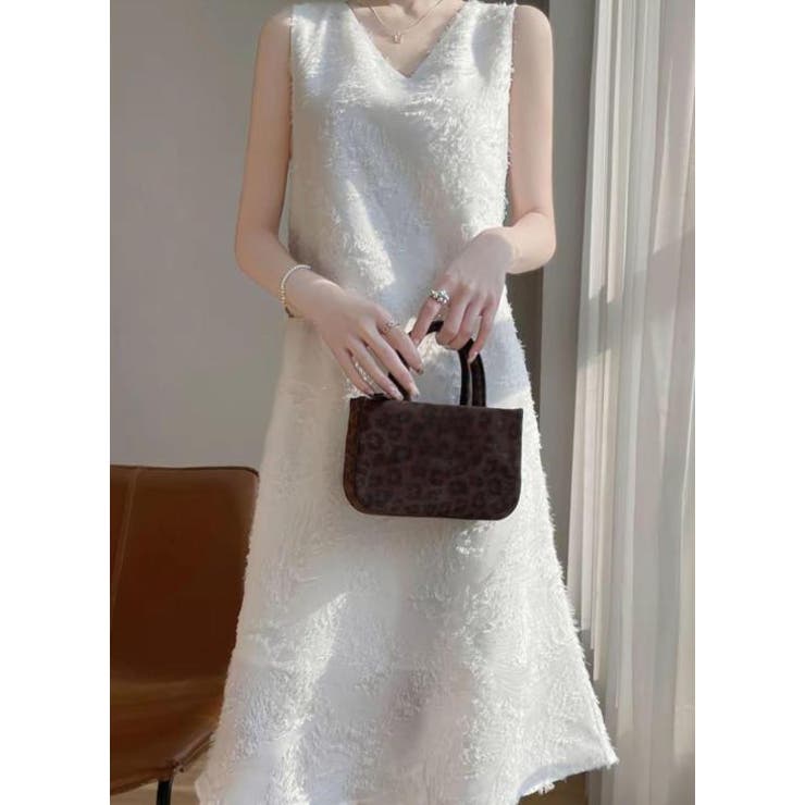 Vネック袖なしワンピース | Ulysses | 詳細画像7 