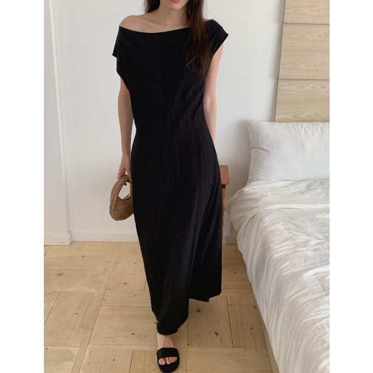 ベルト付きワイドカラーワンピース | Ulysses | 詳細画像1 