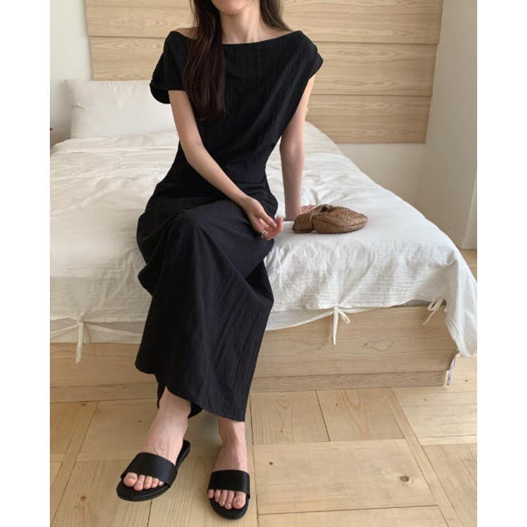 ベルト付きワイドカラーワンピース | Ulysses | 詳細画像2 