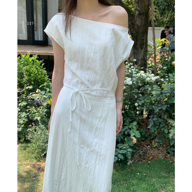 ベルト付きワイドカラーワンピース | Ulysses | 詳細画像4 