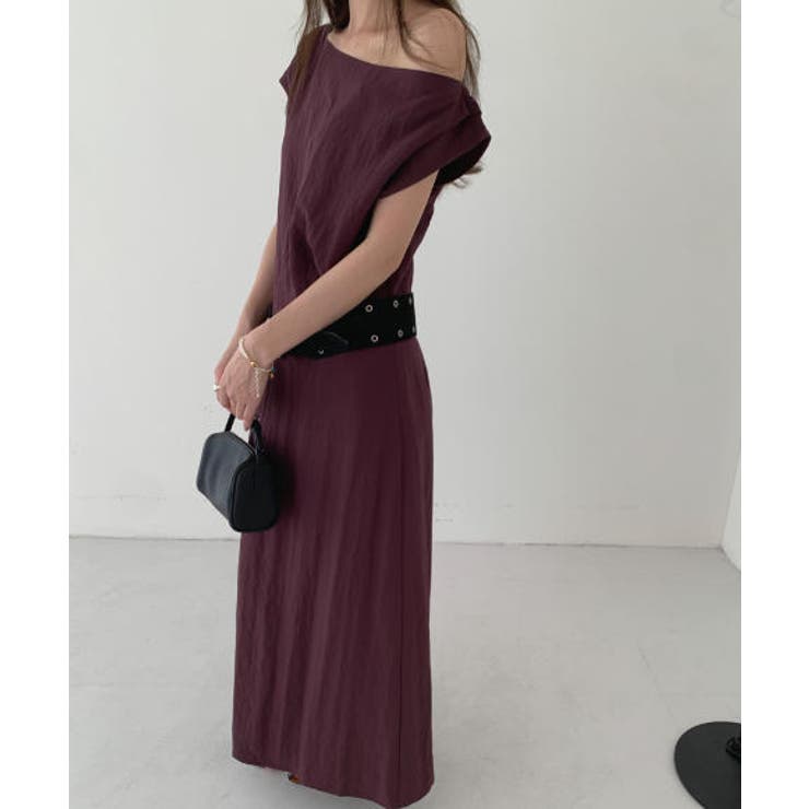 ベルト付きワイドカラーワンピース | Ulysses | 詳細画像6 