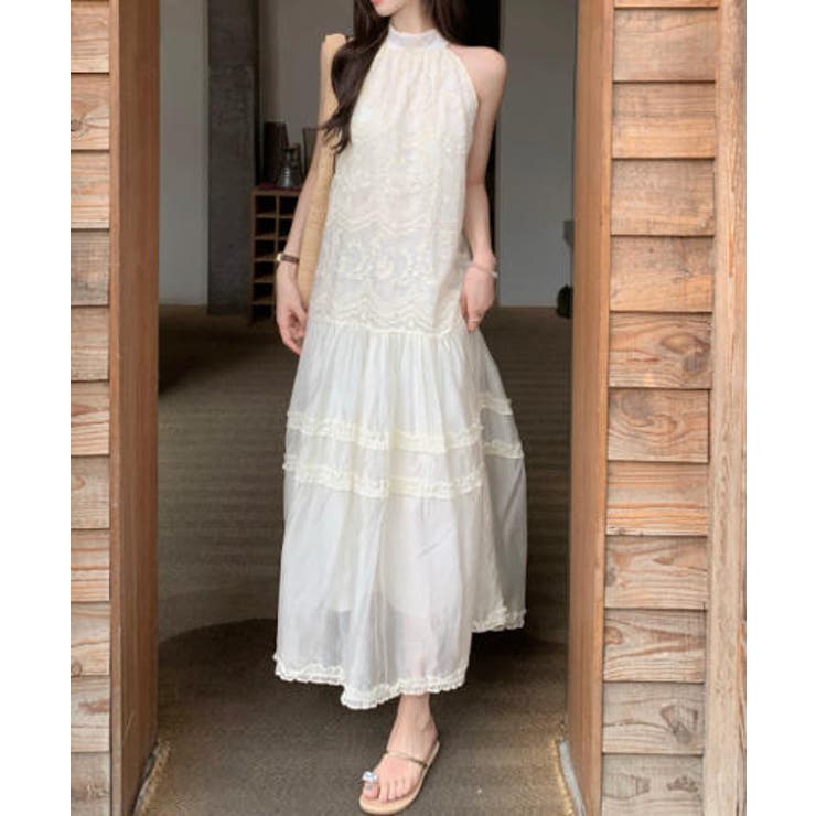 カットジャガード袖なしワンピース | Ulysses | 詳細画像6 