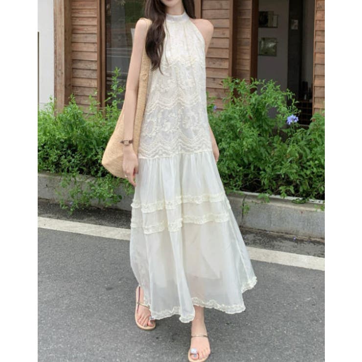 カットジャガード袖なしワンピース | Ulysses | 詳細画像9 