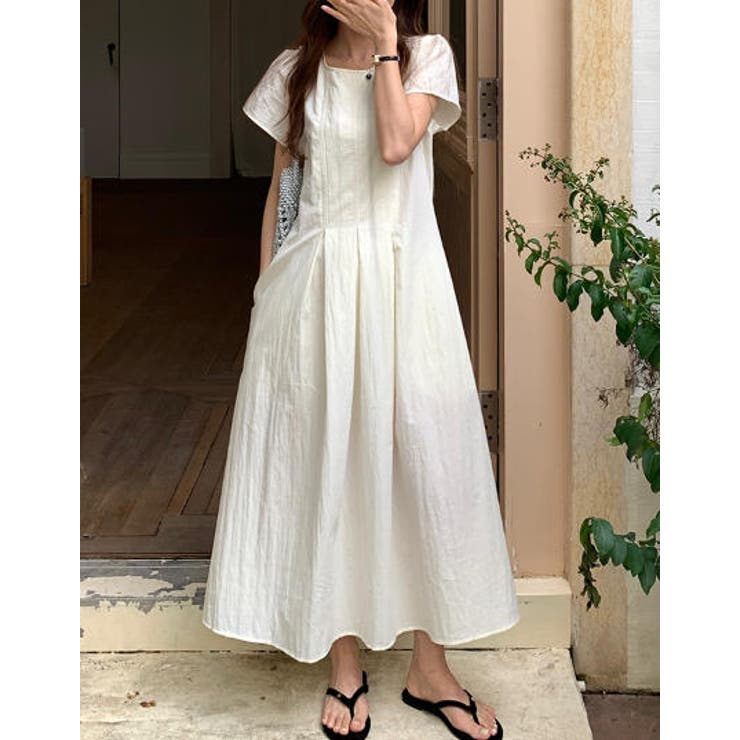 シンプル半袖ワンピース | Ulysses | 詳細画像1 