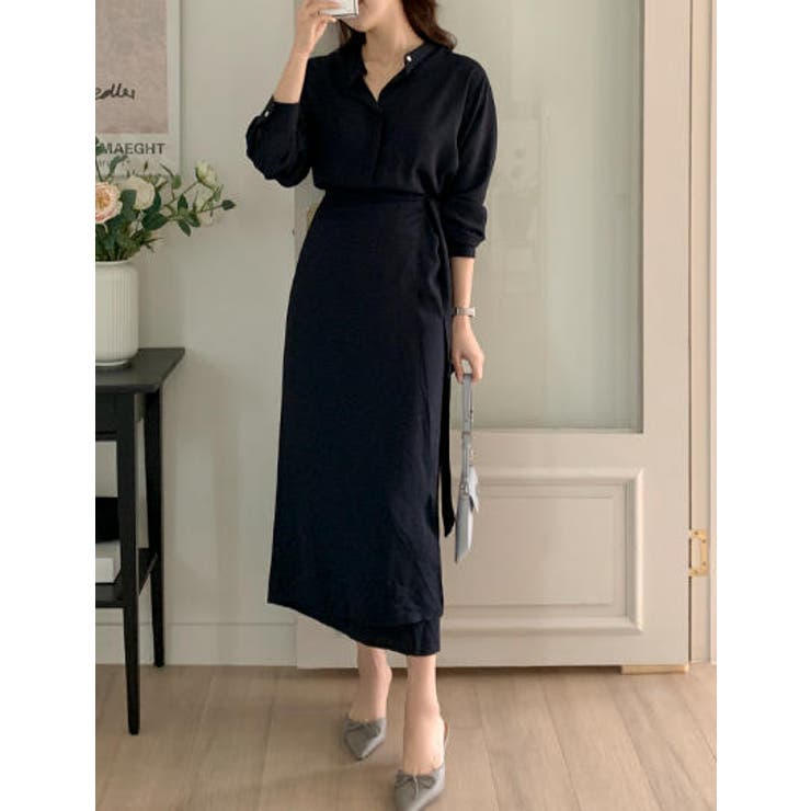 ブラック | 長袖ワンピース | Ulysses