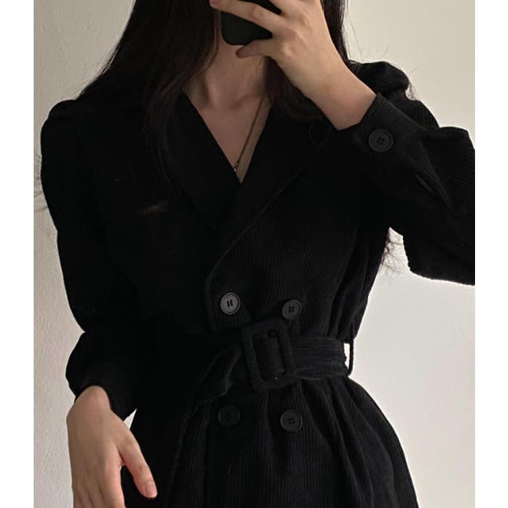 ベルト付きダブルブレストコート | Ulysses | 詳細画像2 