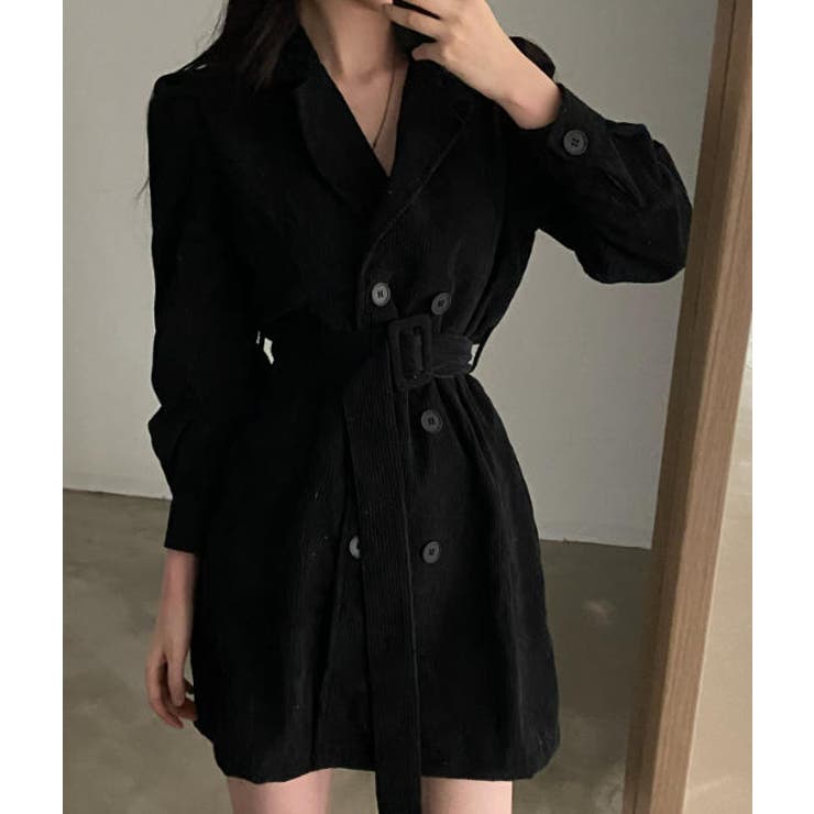 ベルト付きダブルブレストコート | Ulysses | 詳細画像4 