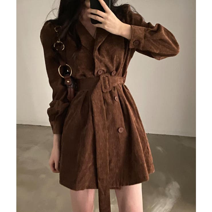 VINTAGE【ドネガルツイード】ベルテッド ダブルブレストコート VINTAGE【ドネガルツイード】ベルテッド ダブルブレストコート