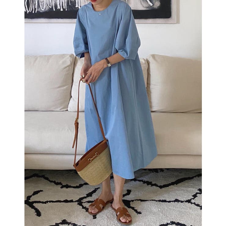 パフスリーブクルーネックワンピース | Ulysses | 詳細画像6 