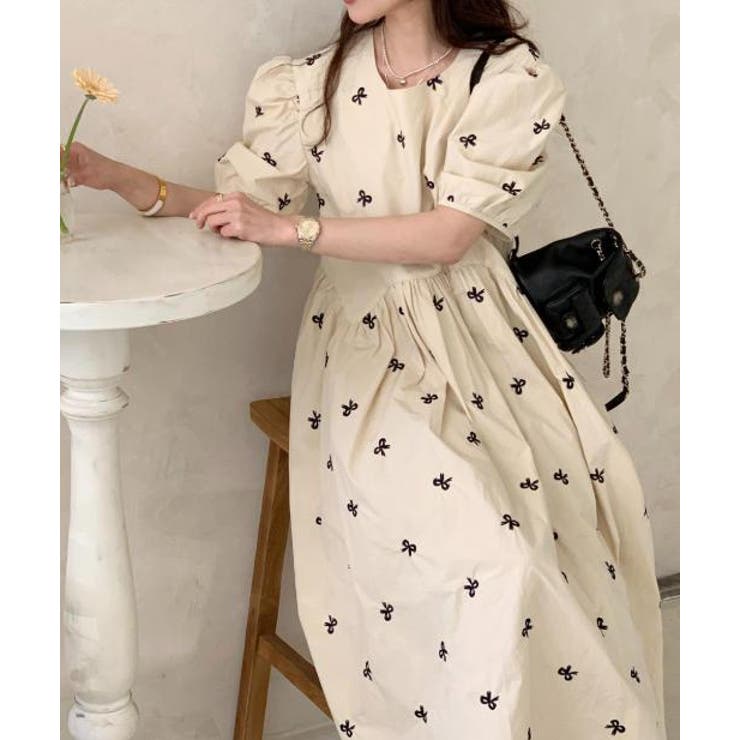 シンプル花柄ワンピース | Ulysses | 詳細画像1 