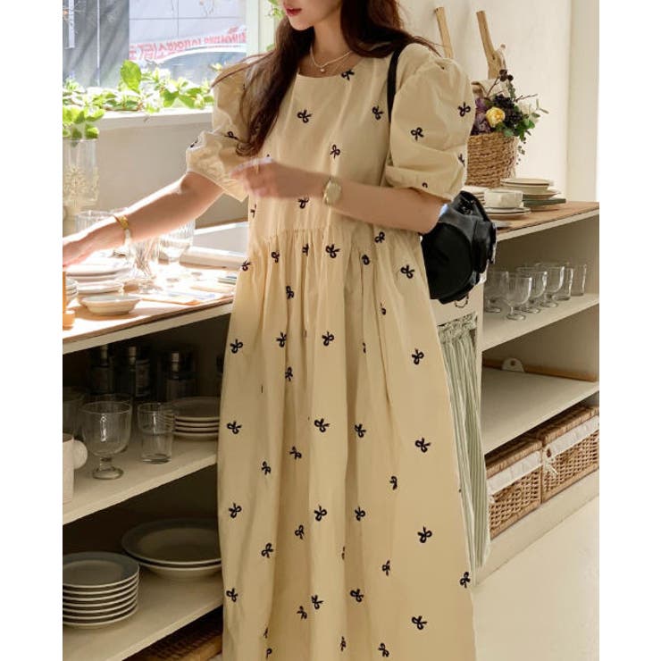 シンプル花柄ワンピース | Ulysses | 詳細画像5 