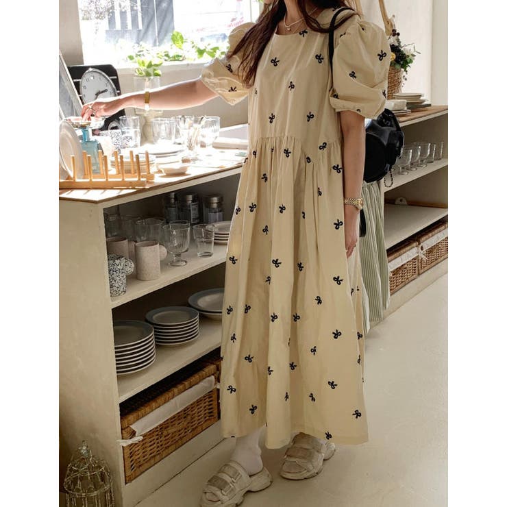 シンプル花柄ワンピース | Ulysses | 詳細画像2 