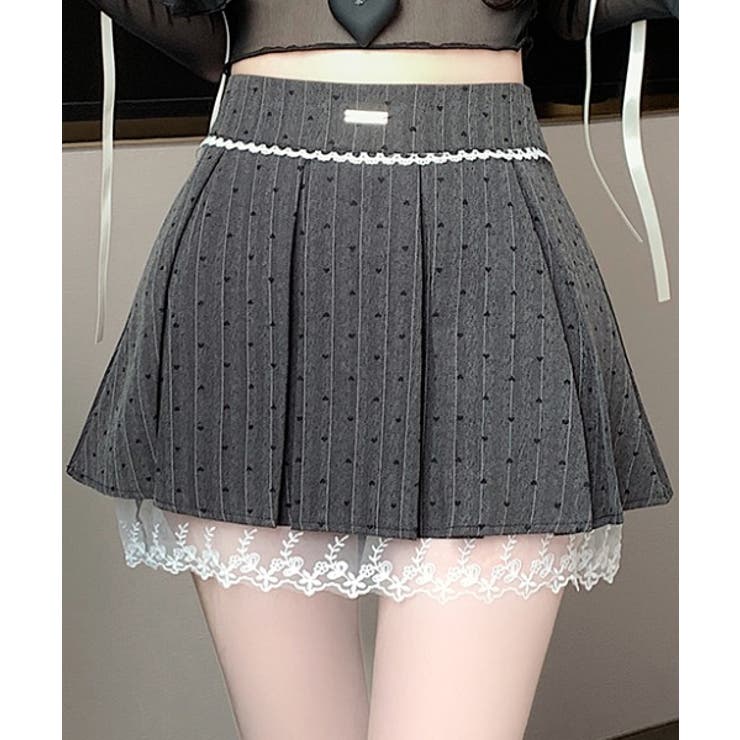 グレー | プリーツリボンタイスカート | Ulysses