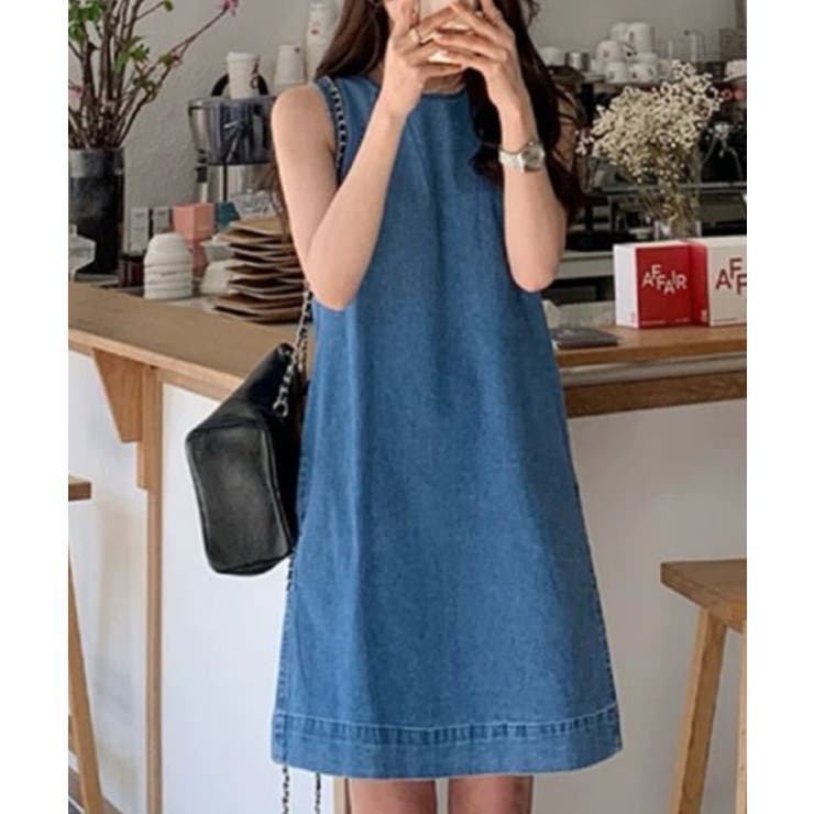 袖なしデニムワンピース | Ulysses | 詳細画像5 