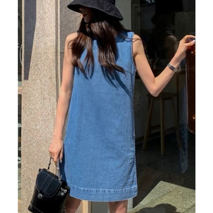 袖なしデニムワンピース | Ulysses | 詳細画像6 