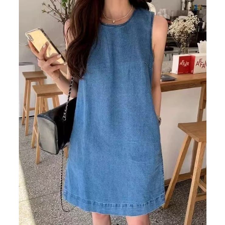 袖なしデニムワンピース | Ulysses | 詳細画像7 