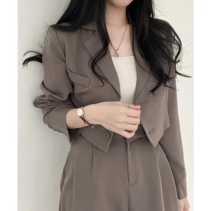 長袖襟付きトップスパンツセットアップ | Ulysses | 詳細画像2 