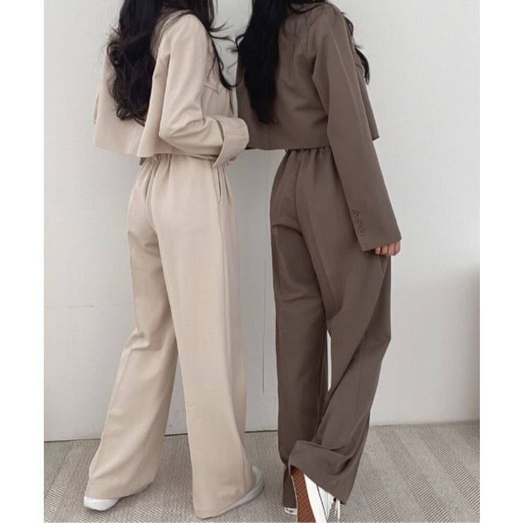 長袖襟付きトップスパンツセットアップ | Ulysses | 詳細画像7 