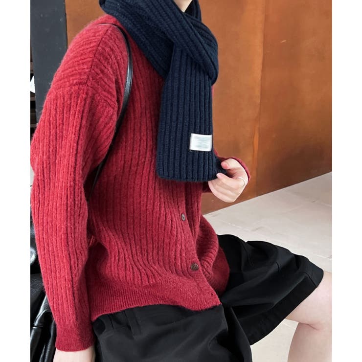 レッド | クルーネックニットセーター | Ulysses