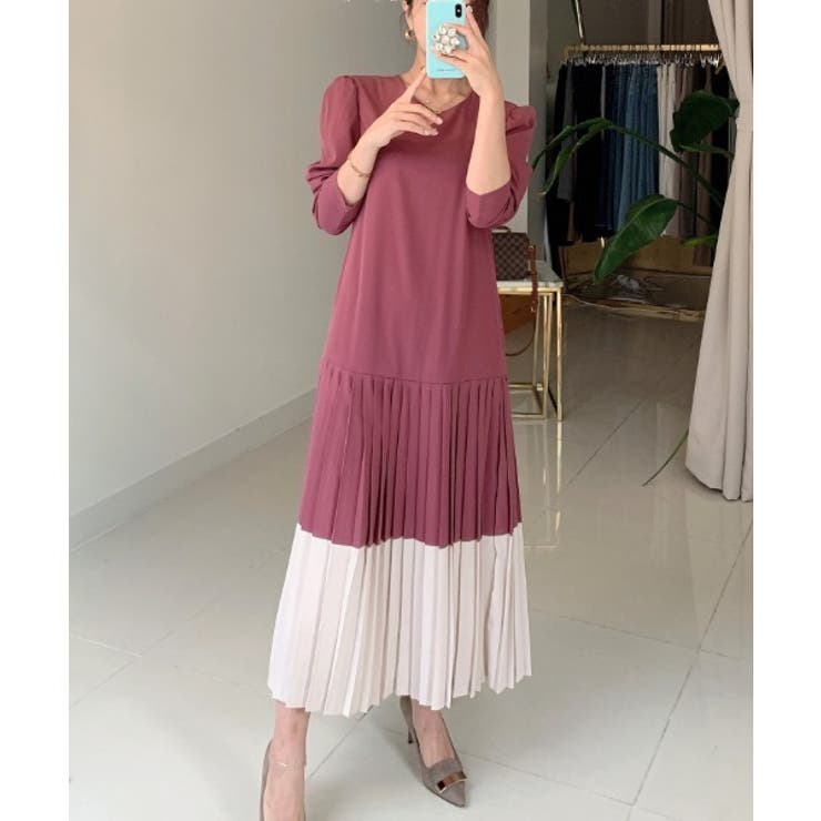 ベルト付き長袖ワンピース | Ulysses | 詳細画像4 