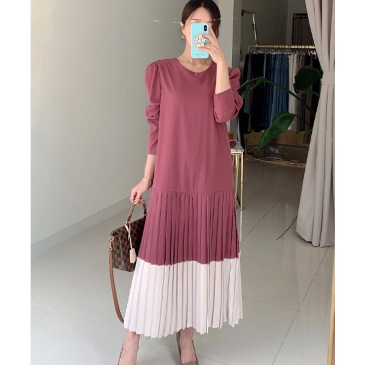 ベルト付き長袖ワンピース | Ulysses | 詳細画像8 