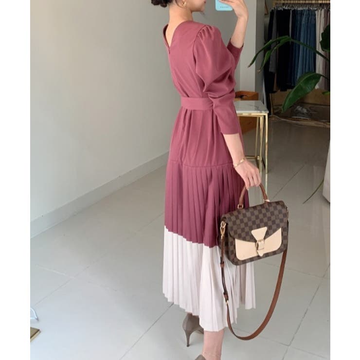 ベルト付き長袖ワンピース | Ulysses | 詳細画像9 