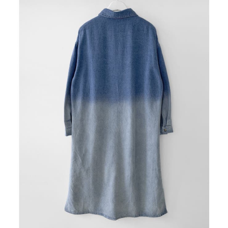 配色9枚ボタンでデニムワンピース | Ulysses | 詳細画像9 