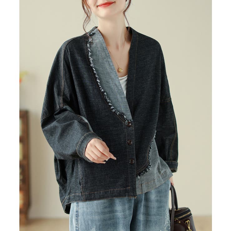 デニム切り替えジャケット | Ulysses | 詳細画像1 